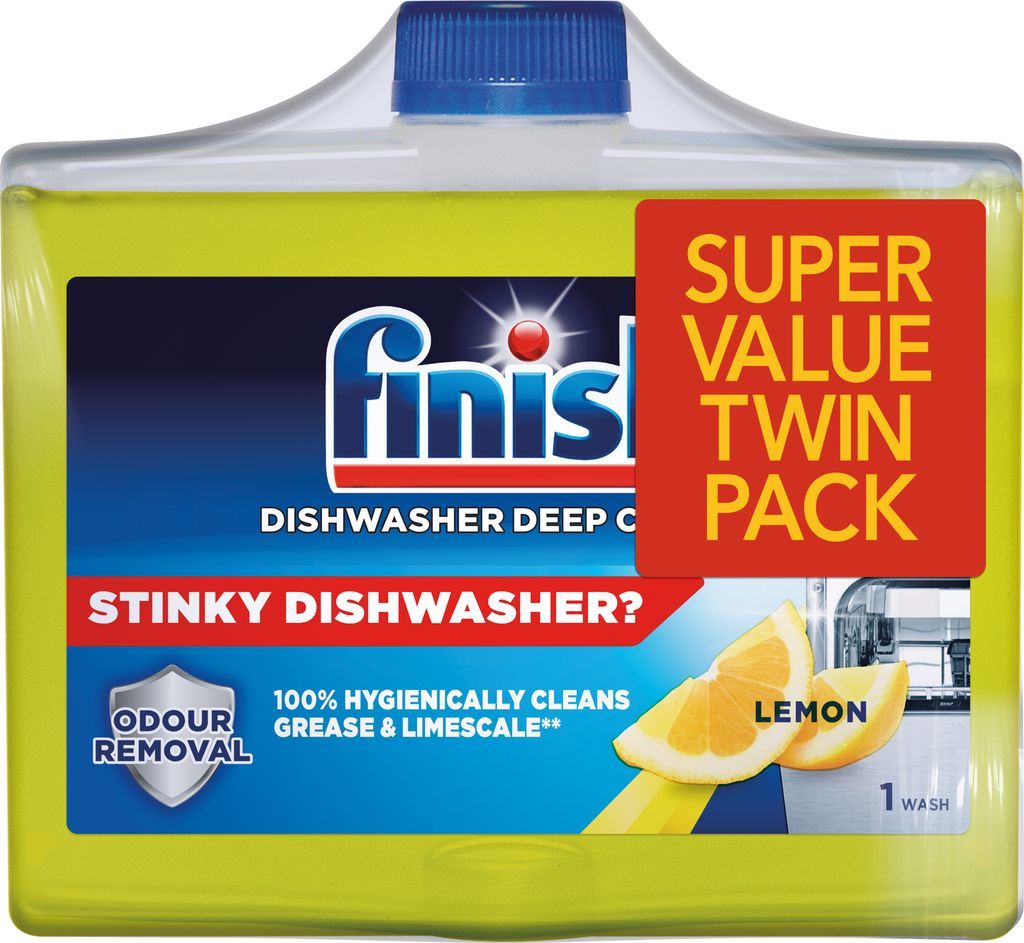 Finish Maskinrengöring Diskmaskin Lemon Duo-pack 2