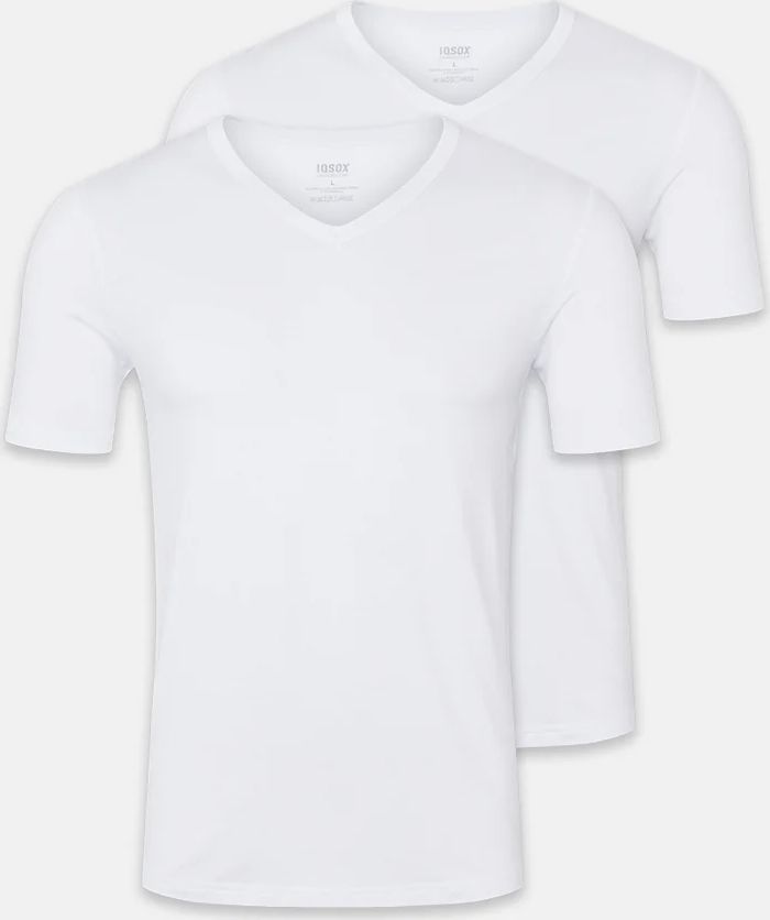 IQ SOX Bambus T-shirt Med V-hals - Hvid