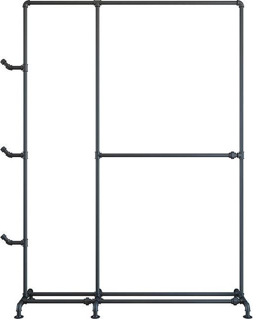 Bath Deluxe Tøjstativ B Sort Mat 152 x 42 x 212 cm