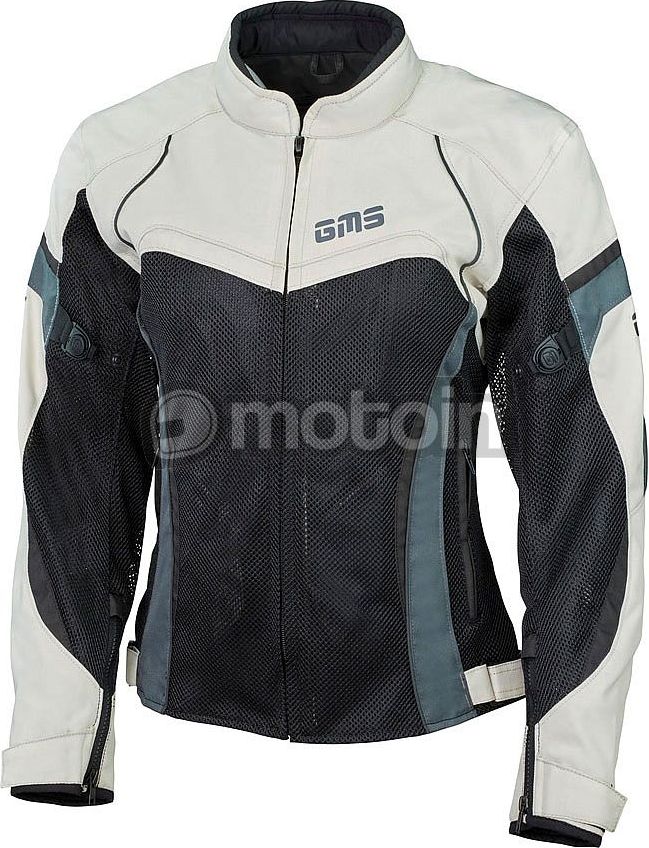 GMS MC-Jakke Tara Mesh Dame, Beige/Sort Dame