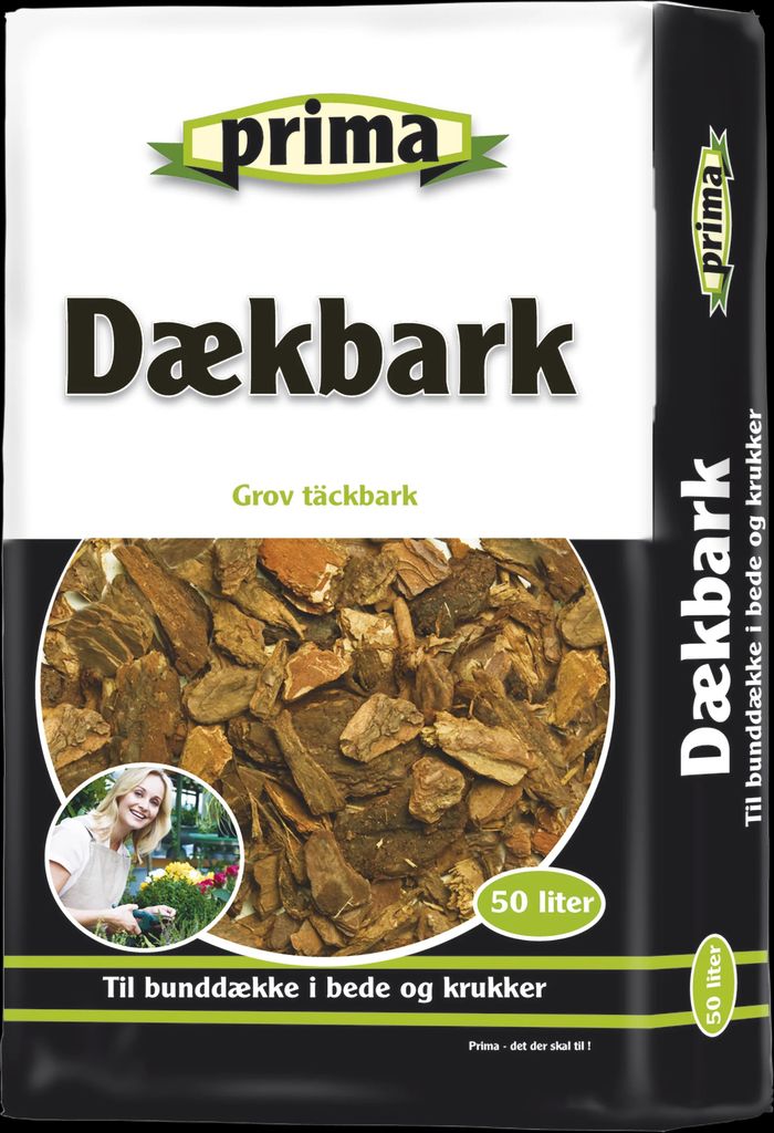 Prima Dækbark 50 L Plantejord
