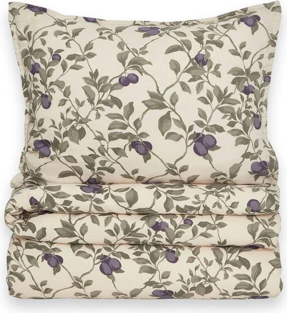 plum muslin sengesæt, 140x200 + 50x70 cm