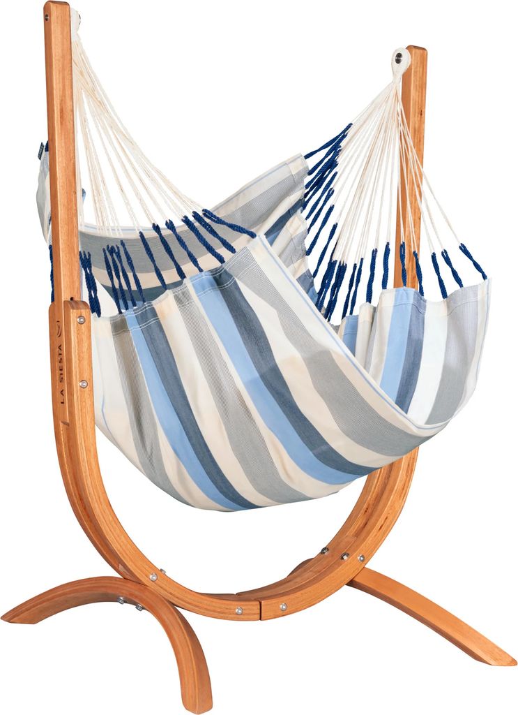 Udine Outdoor Sea Salt - Hängesessel Outdoor mit Gestell aus FSC™-zertifiziertem Eukalyptus