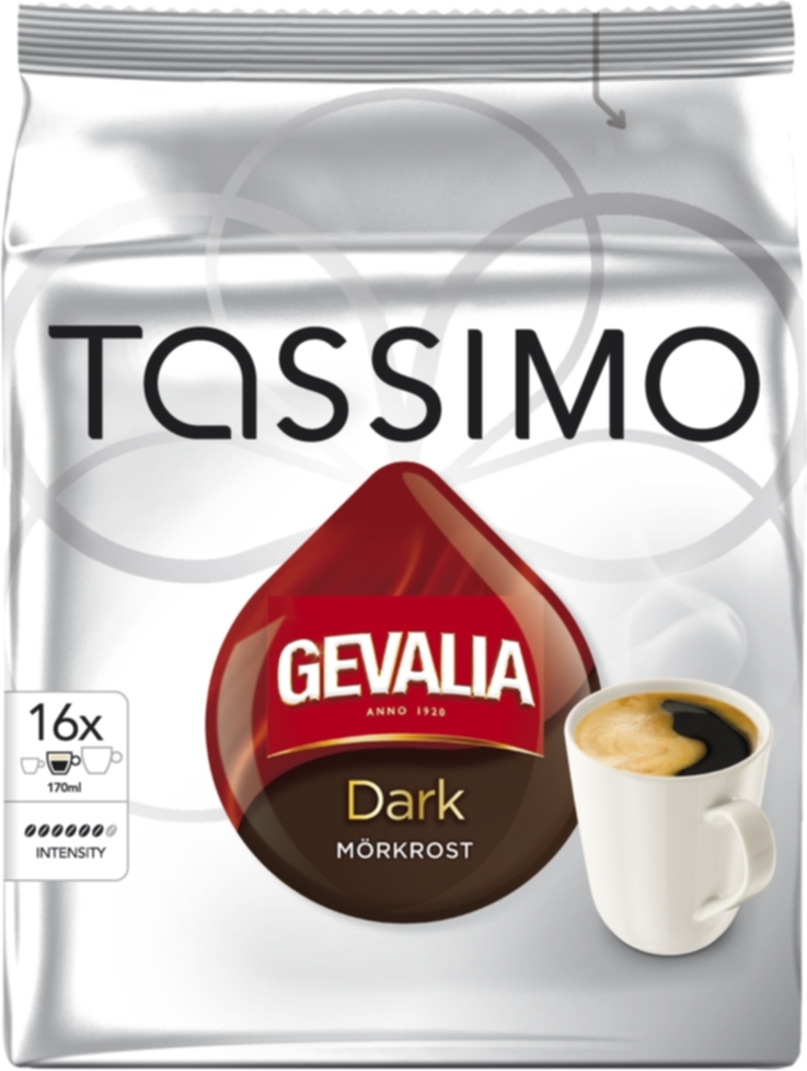 Tassimo Pods Gevalia Dark roast - 16 pcs