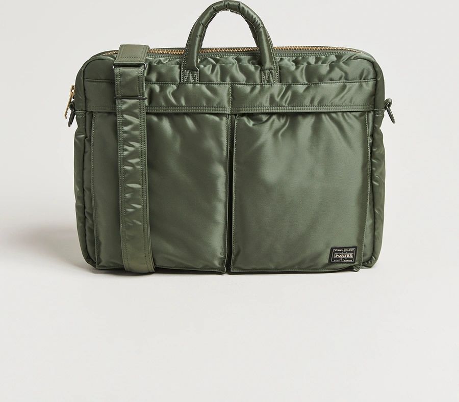Porter-Yoshida & Co Tanker 2Way Document Bag Sage Green