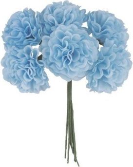Kunstige Mini Hortensia Blomster Blå