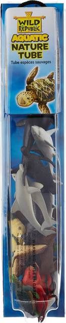 Wild Republic Tube of Aquatic Figurines with Playmat
