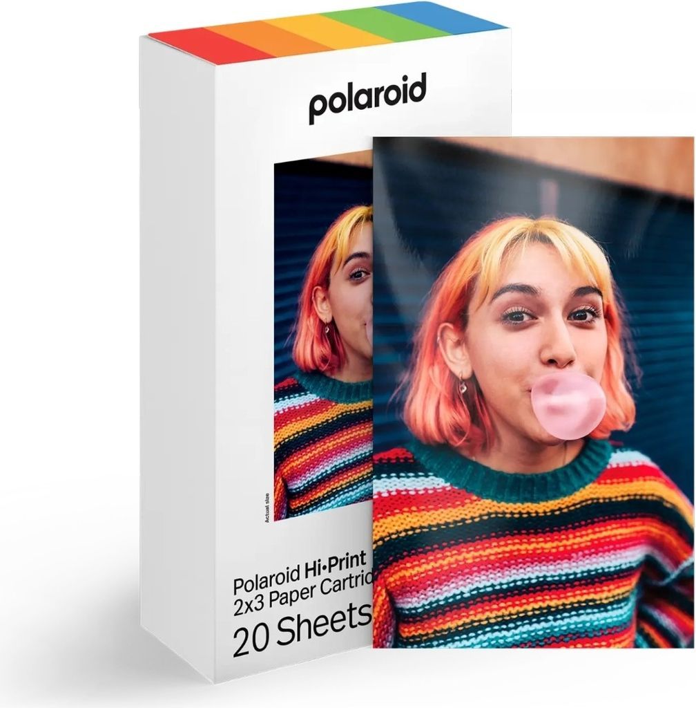 polaroid hi-print 2x3 paper cartridge gen 2 - 20 sheets