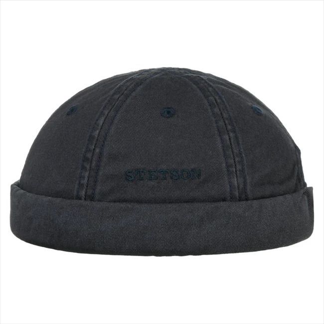 Stetson Docker Cotton Cap - Navy Bomulds/Blå Mørk/Blå Mørk