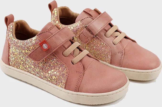 lang.s by tikki - ember læder sneaker - pink glitter