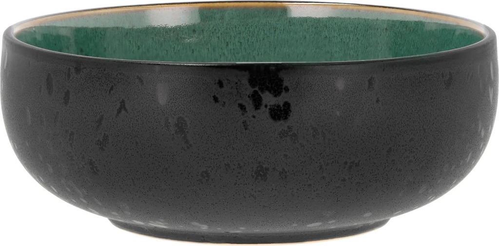 bitz skål sort/grøn 18 cm