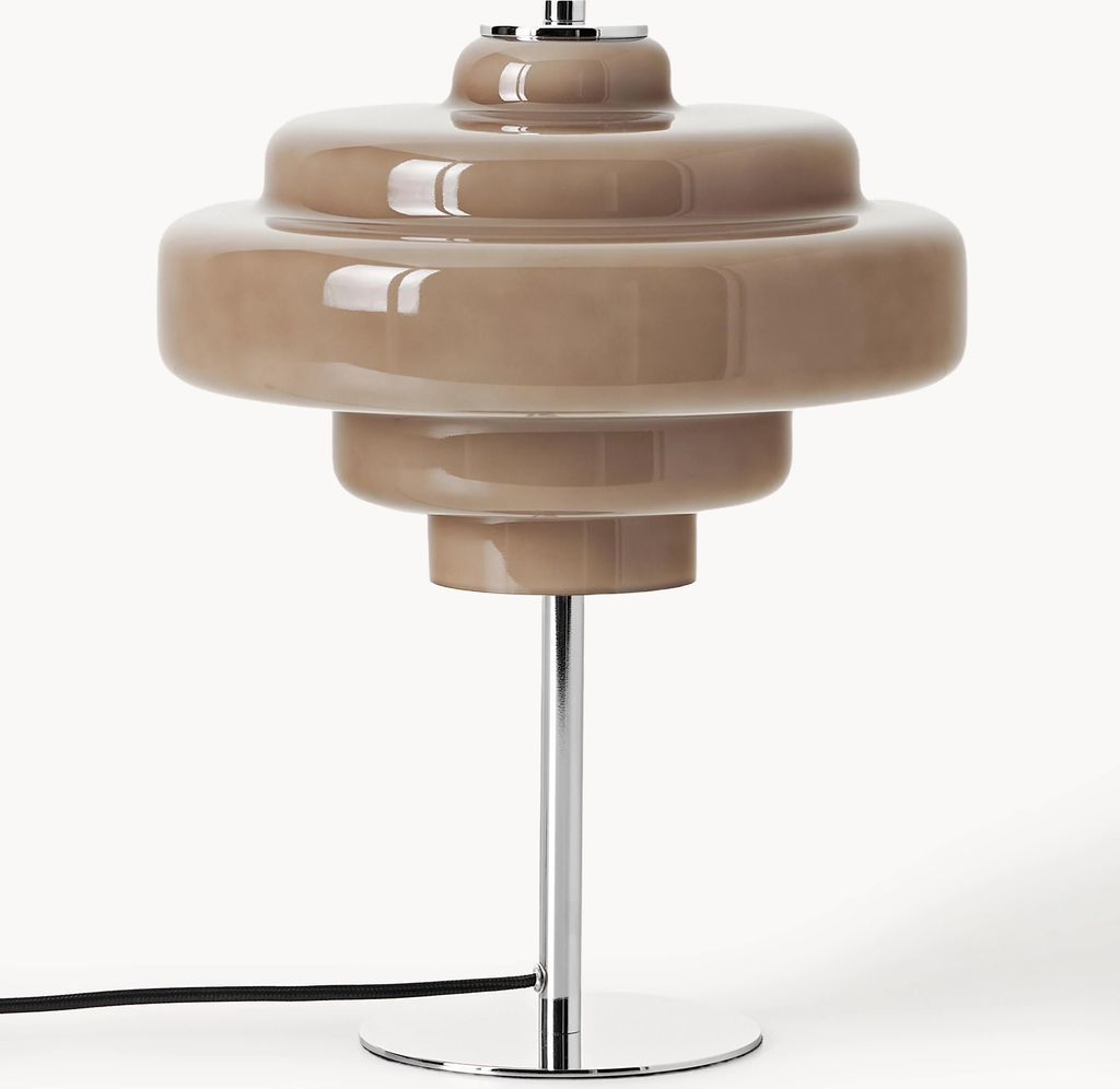 Westwing Collection Glasbordlampe Millie Bordlampe