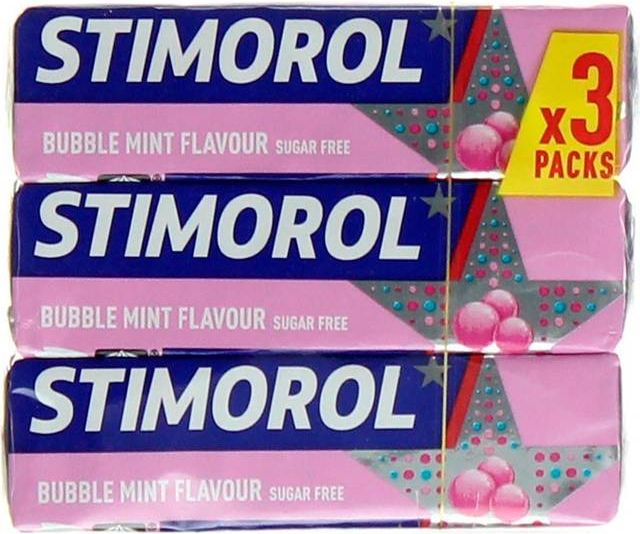 Stimorol Bubble Mint 3 x 42 g