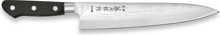 Kokkekniv, 24 cm, Tojiro Pro, damasceret, 63 lag