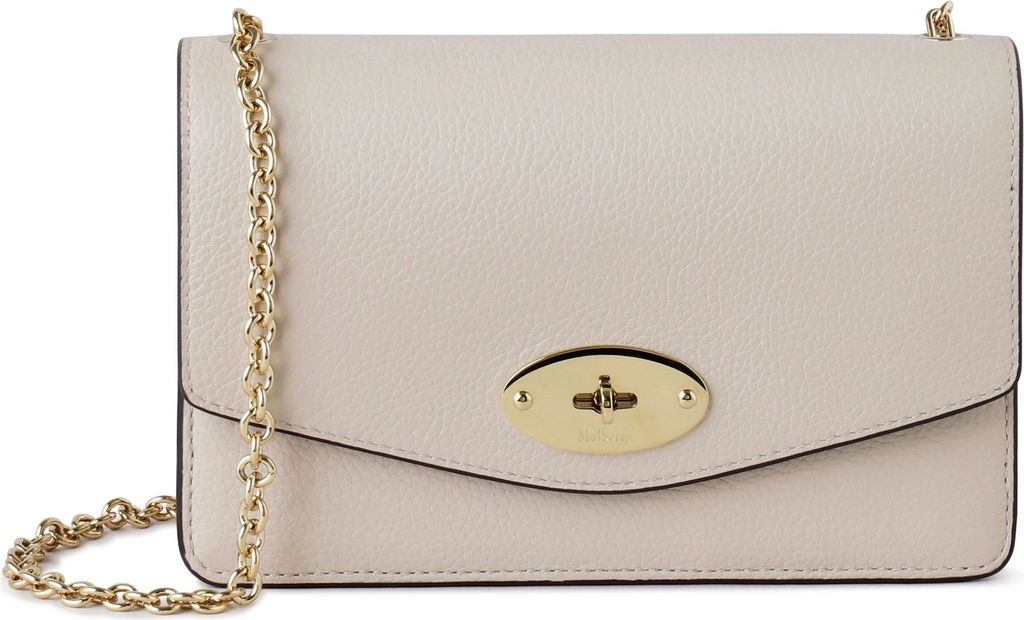 Mulberry Small Darley Chalk Classic Grain