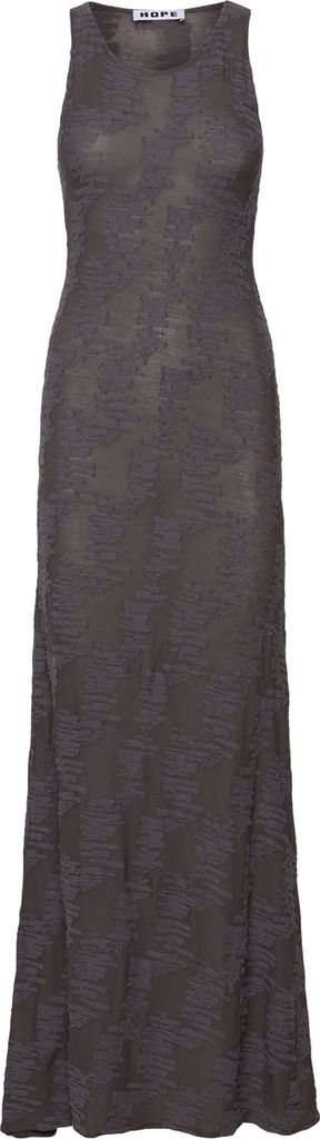 Hope Seaside Dress Jacquard Plum Grey