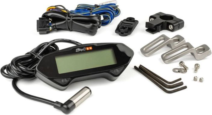 Speedometer - Stage6 Racing universal, sort