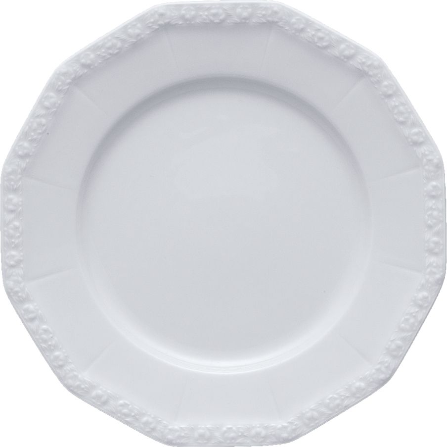 maria vit tallrik flat 25 cm