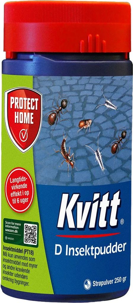 strøpulver mod krybende insekter 250 g kvitt®