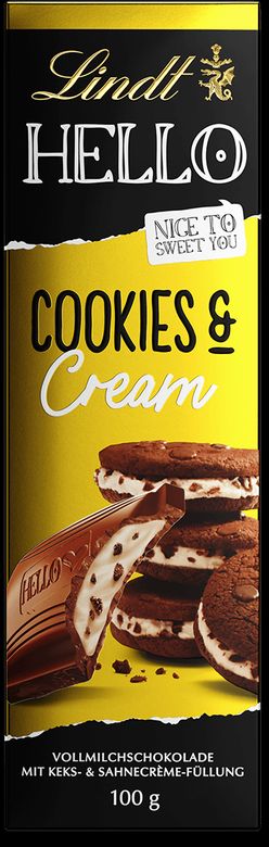 HELLO Cookies & Cream, 100g