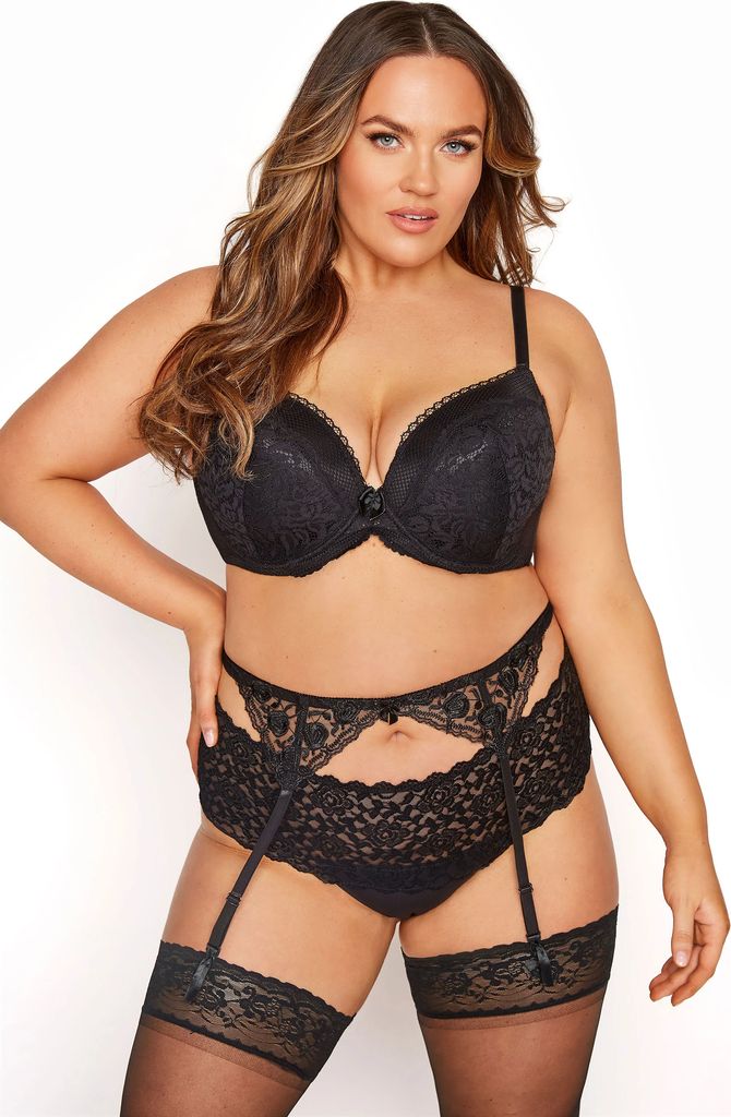 YoNarrow Lace Suspender Belt