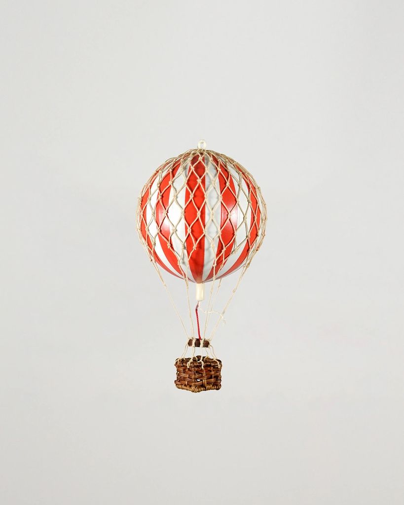 authentic models floating in the skies balloon red/white