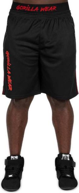 Mercury Mesh Shorts, Black/Red