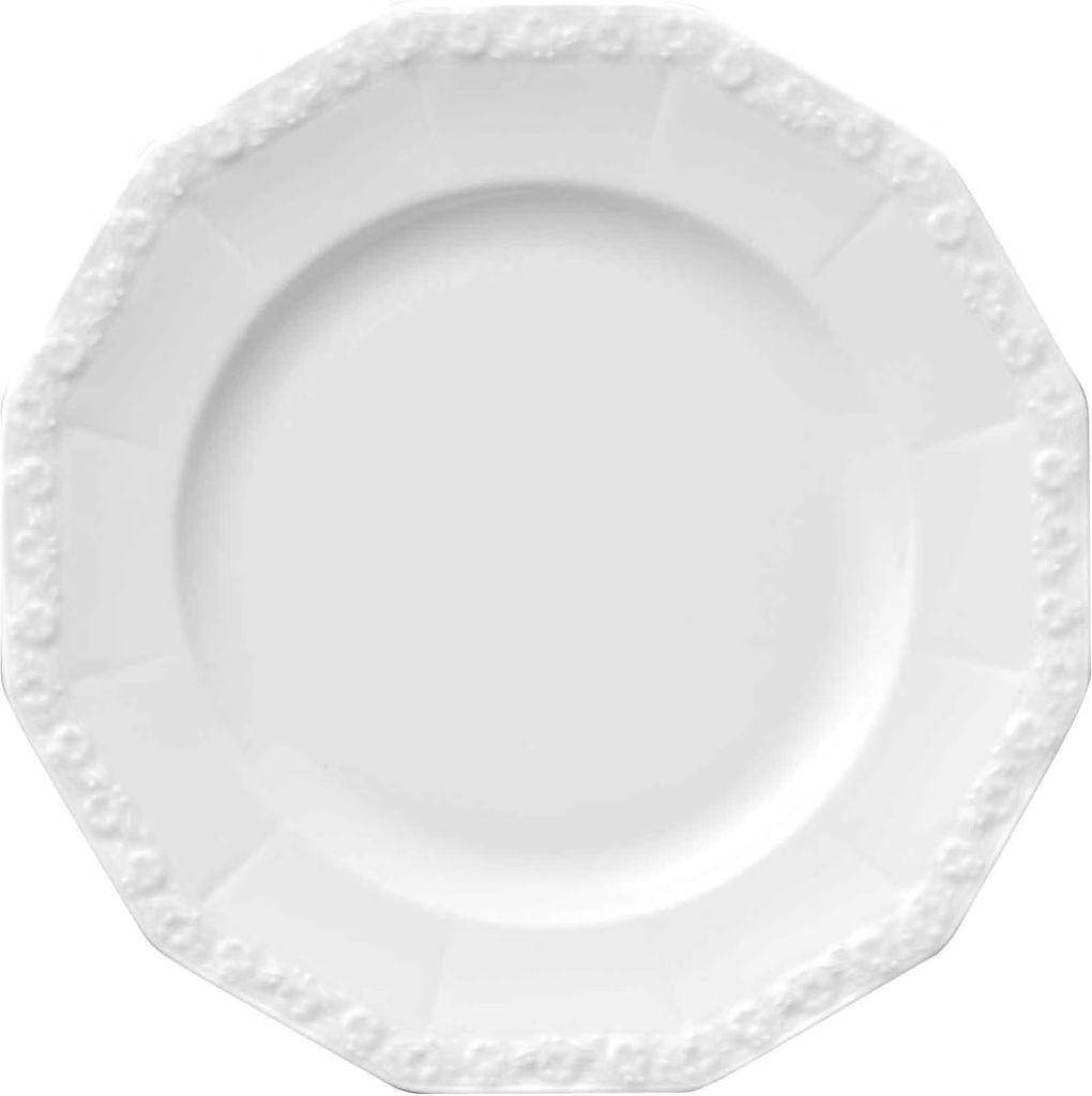 Rosenthal Maria Theresia Frokosttallerken - Ø 21 cm - Porcelæn - Hvid