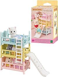 Sylvanian Families – 5 741 trippel våningssängar – dockhus lekset