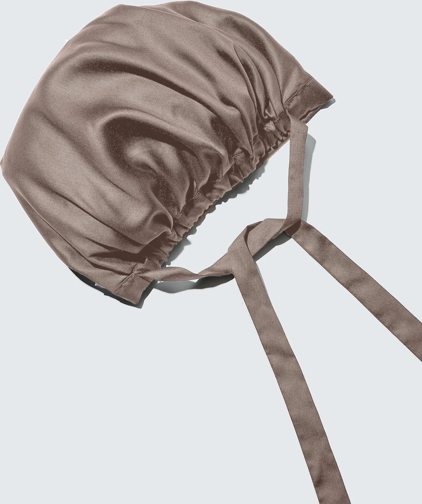 bamboo hair bonnet, mocha
