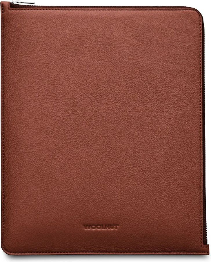 iPad / Tablet (26.5 x 32.5 cm) Woolnut Sleeve - Ægte Læder - Brun