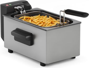 Tristar frituregryde rustfrit stål 3 liter 2000 watt