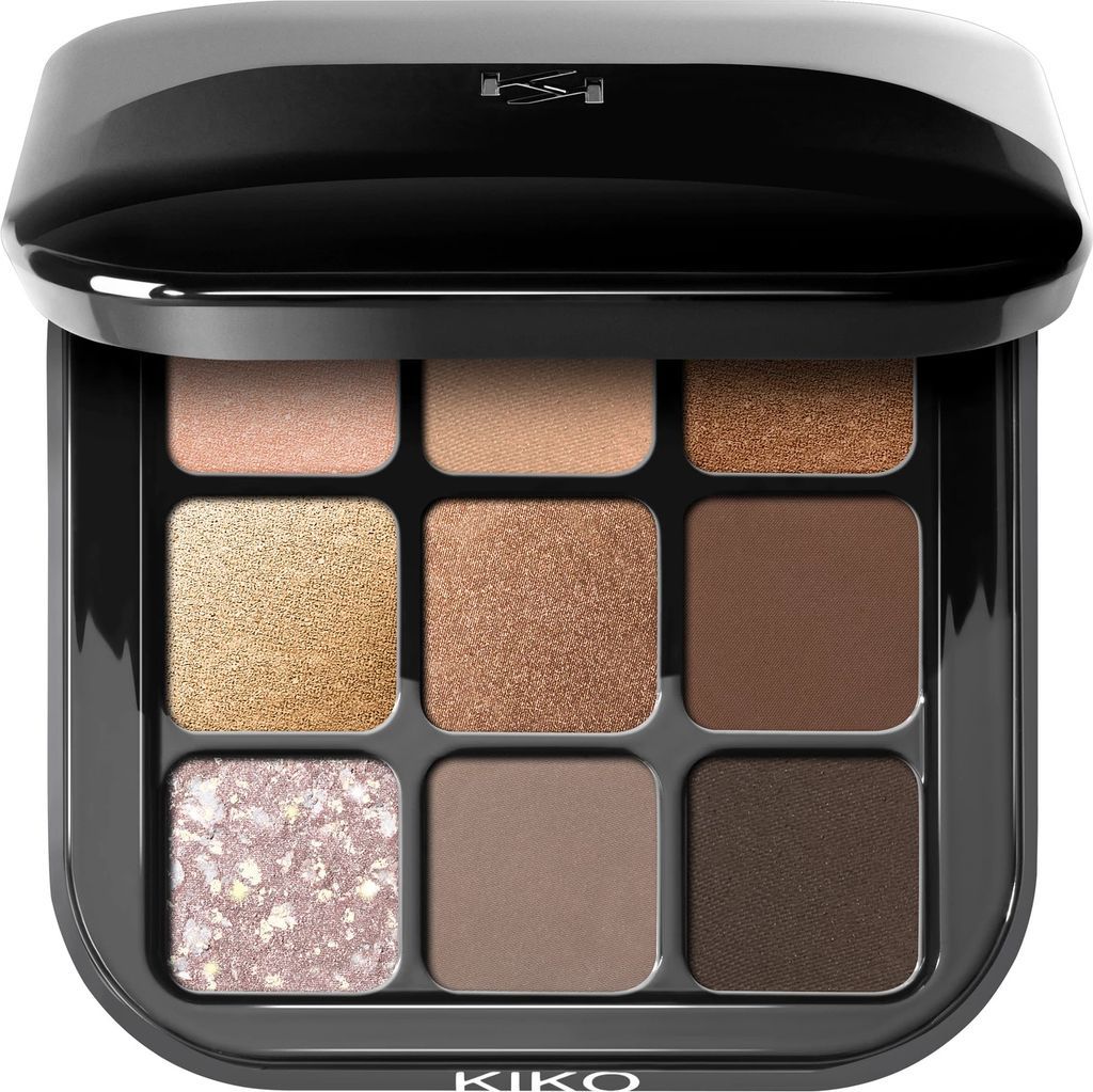 kiko milano glamour multi finish eyeshadow palette 01 earth tones