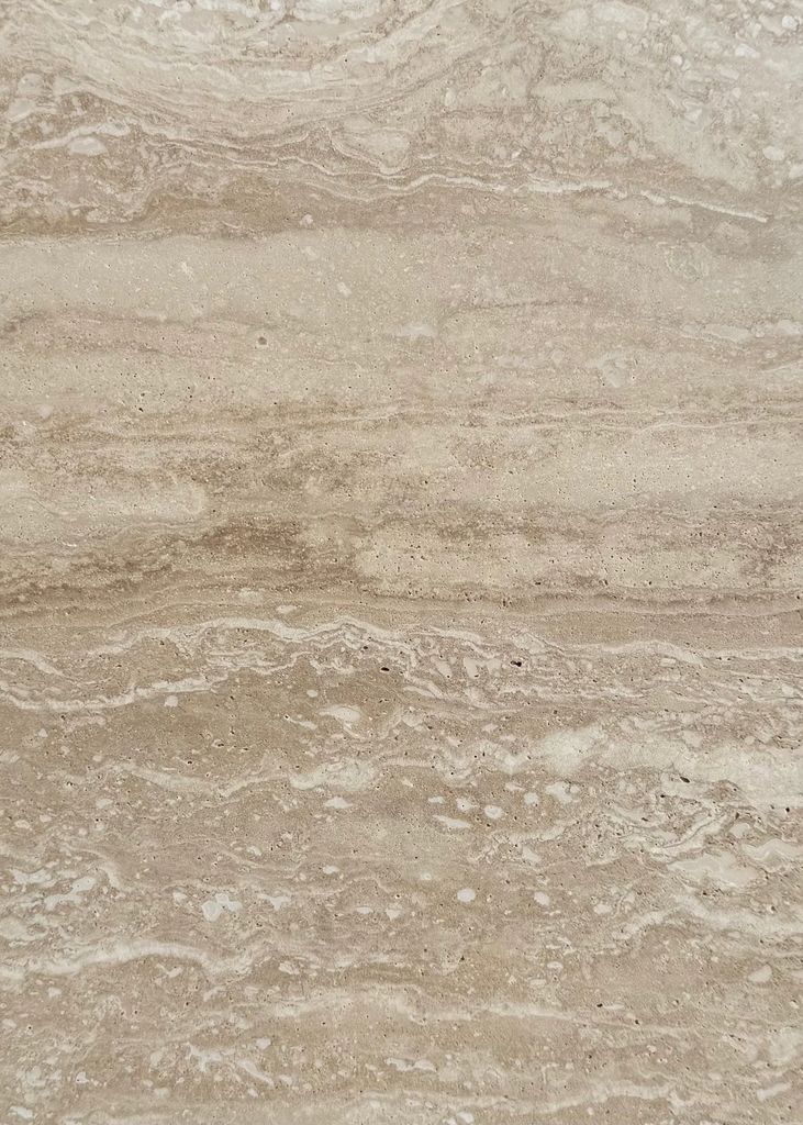 stenprøve konkylie / venus / bølge / linje / lago / fjer | travertin vein cut