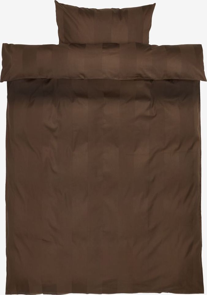 sengetøj barbo satin 140x200 brun