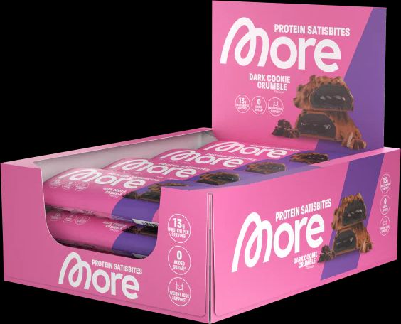 More Nutrition Protein Satisbites White Chocolate Strawberry Cream 25g 12Stk.