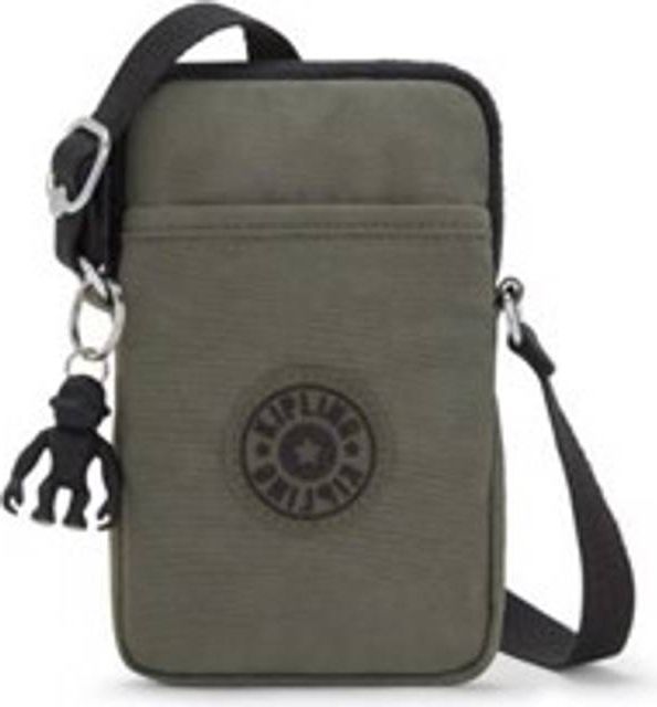Kipling Tally Mobiltaske, Green Moss m/skulderrem