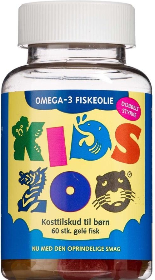 DFI Kids Zoo Omega-3 Fiskeolie 60 stk