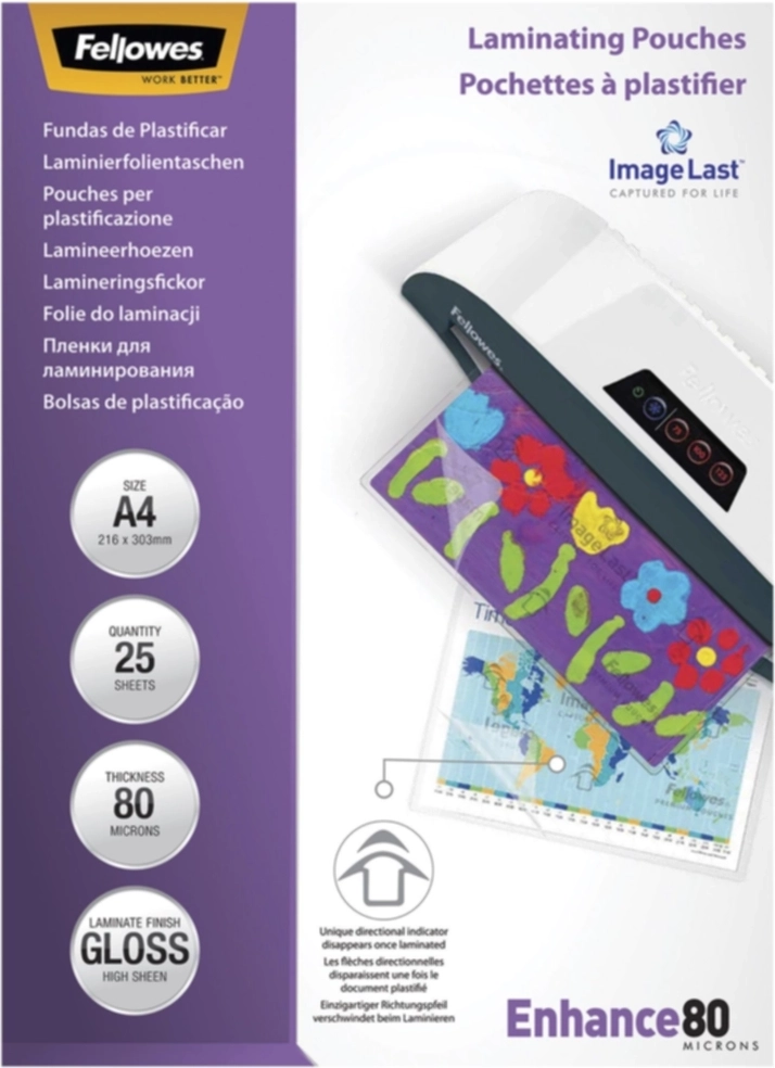 Fellowes ImageLast Lamineringslommer A4 210 x 297 mm 25 Pakke