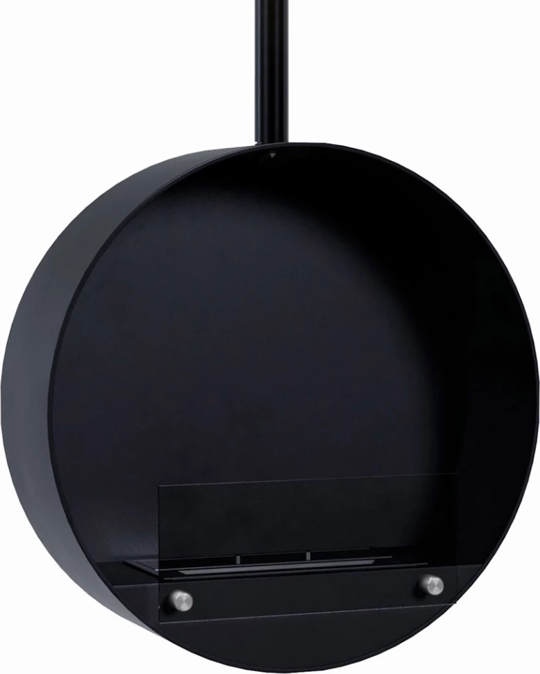 ScandiFlames Ottawa schwarz, ethanol-deckenkamin, brenndauer bis zu 6 stunden, 2,2 kw 80 cm