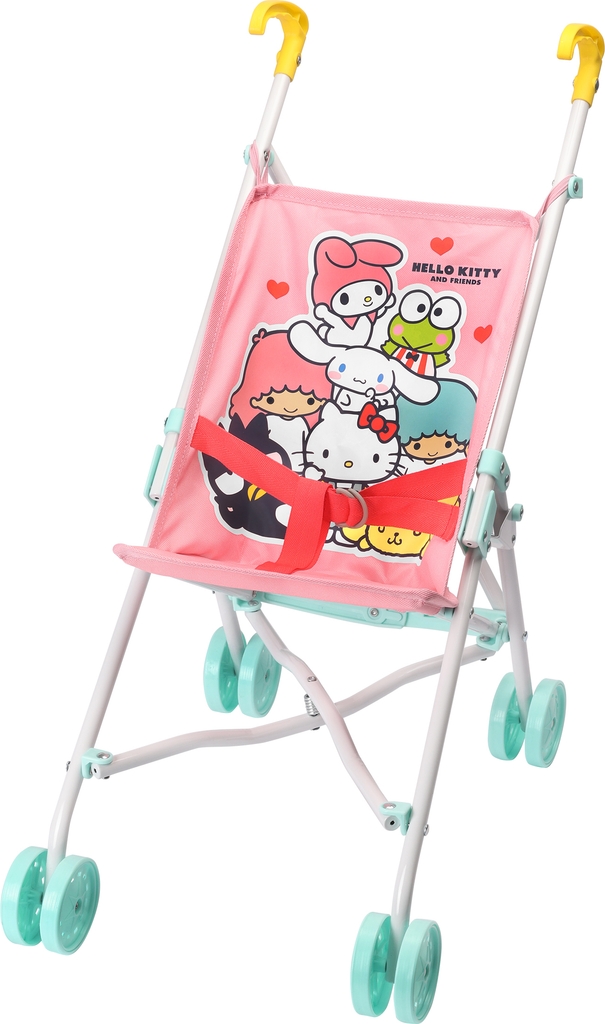 hello kitty dukkeklapvogn