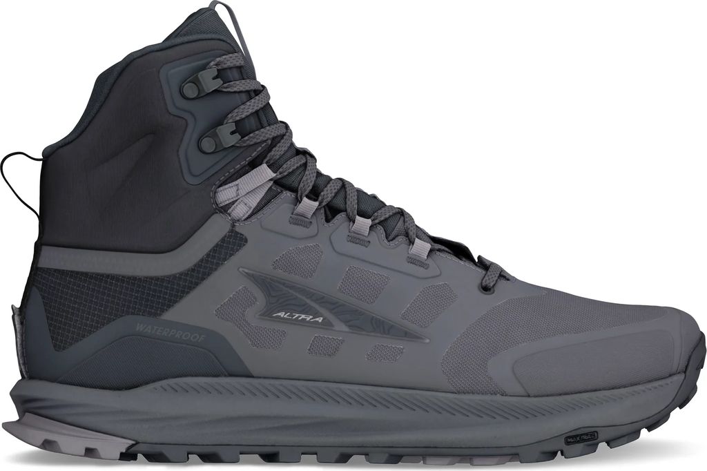 Altra Lone Peak 9 Waterproof Mid - Black/Gray