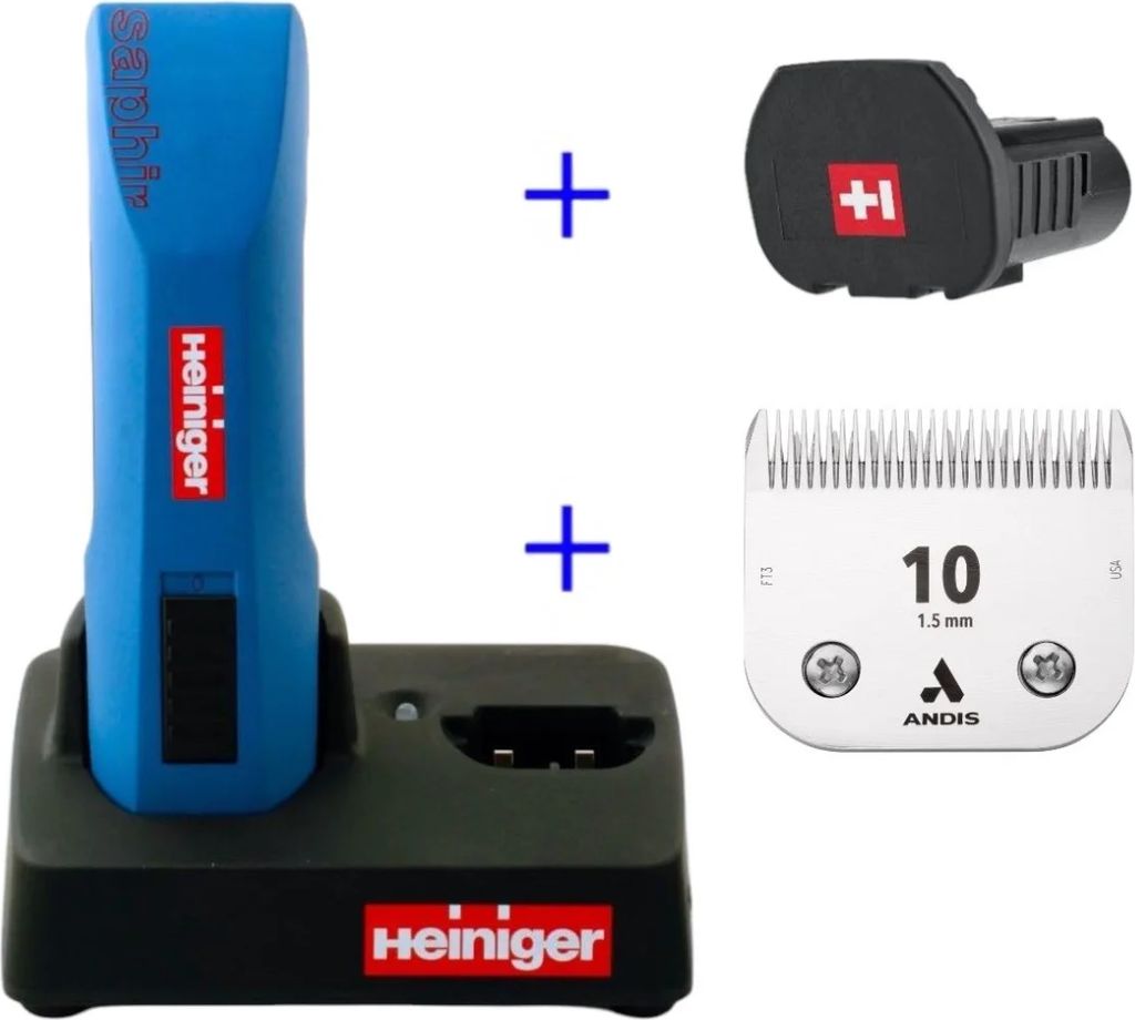 Heiniger Saphir cordless, 1 Oster skær 10