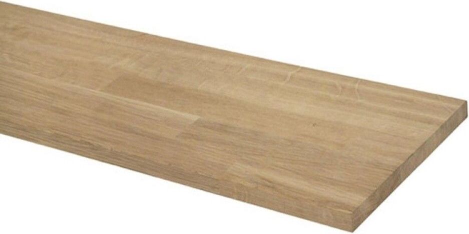 wallmann træhylde massiv eg 2000x200x18 mm