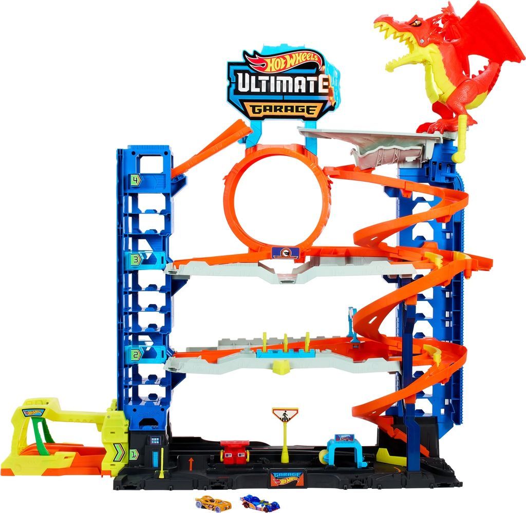 SUPER GARAGE DRAGON - HOT WHEELS - HKX48 - HOT WHEELS FORDON