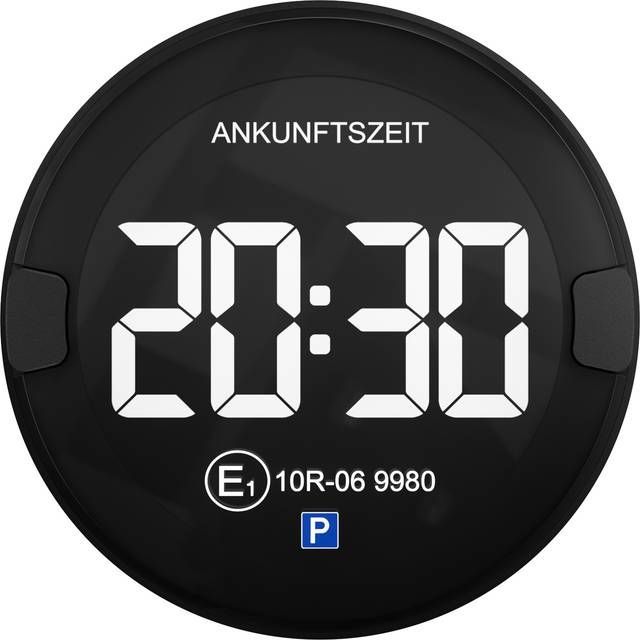 OOONO Park Elektronische Parkscheibe Nr.2 Dark