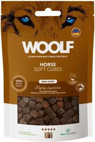 Woolf Soft Cubes Horse, 100g
