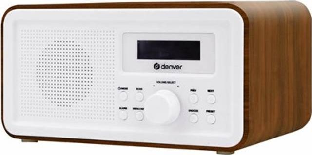 DENVER DAB-30DW Dark Wood - DAB+/FM - Mono