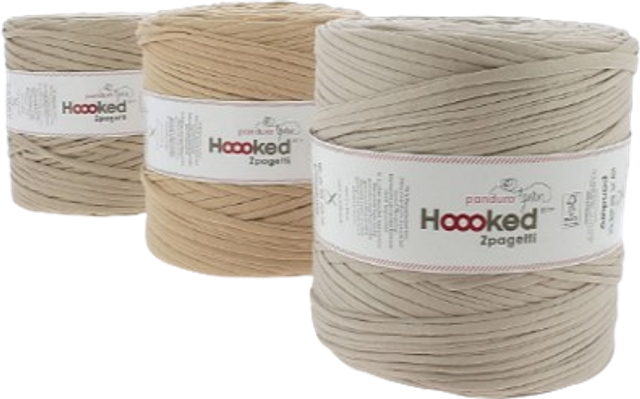 Hoooked Zpagetti Medium Tricotgarn 900 g Beige ZP005-17