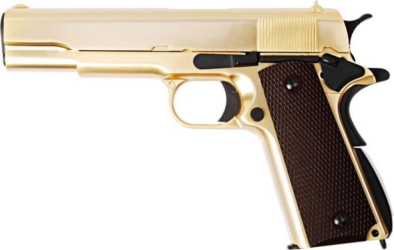 WE 1911 Government Airsoft Pistol - Guld [GBB]